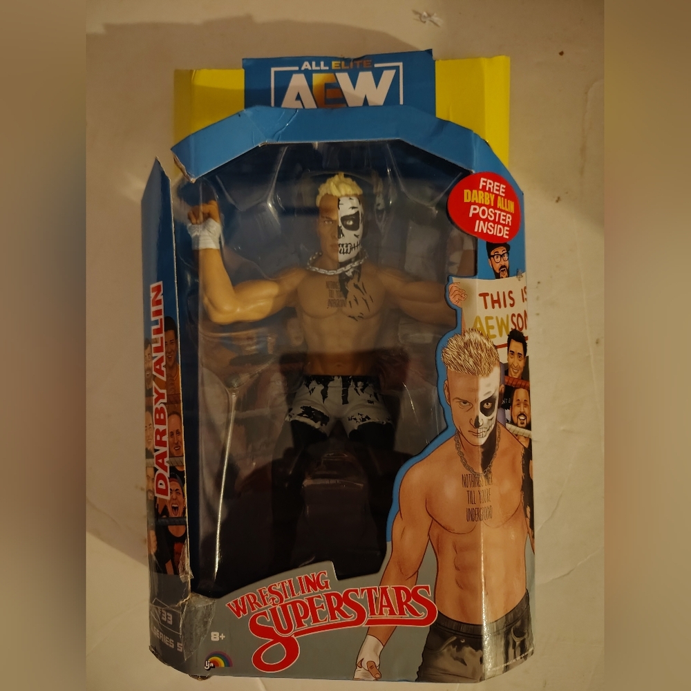 All Elite Wrestling (AEW) Wrestling Superstars Darby Allin LJN Action Figure